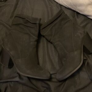 Stylish Black Suede Boots